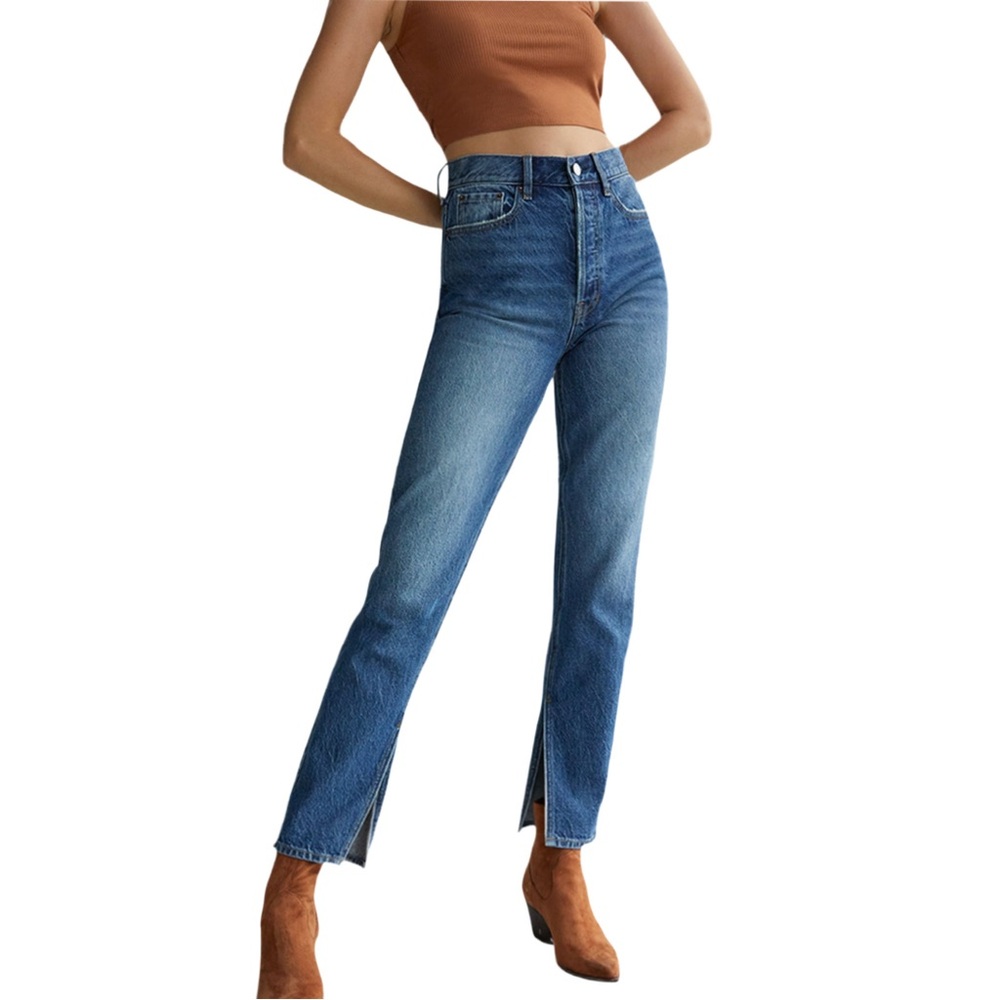 NWOT PacSun Split Hem Ultra High Waisted Slim Fit Jeans